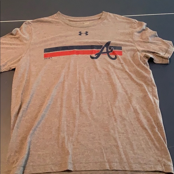 atlanta braves under armour shirt